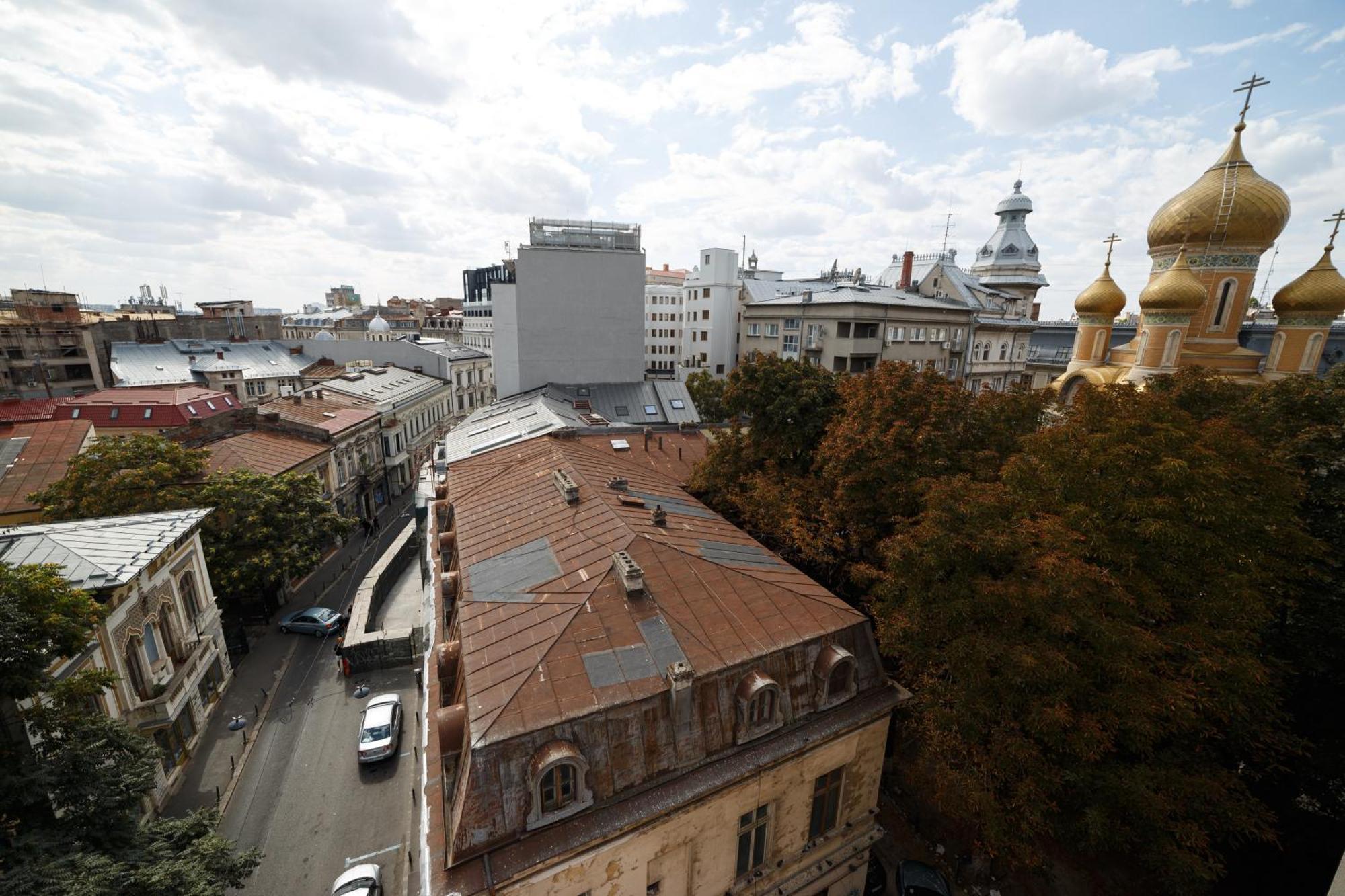 Rooftop Apartment Street Doamnei Бухарест Екстер'єр фото